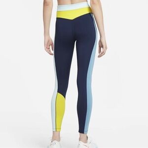 Nike One Dri-Fit Color Block Leggings Size: S